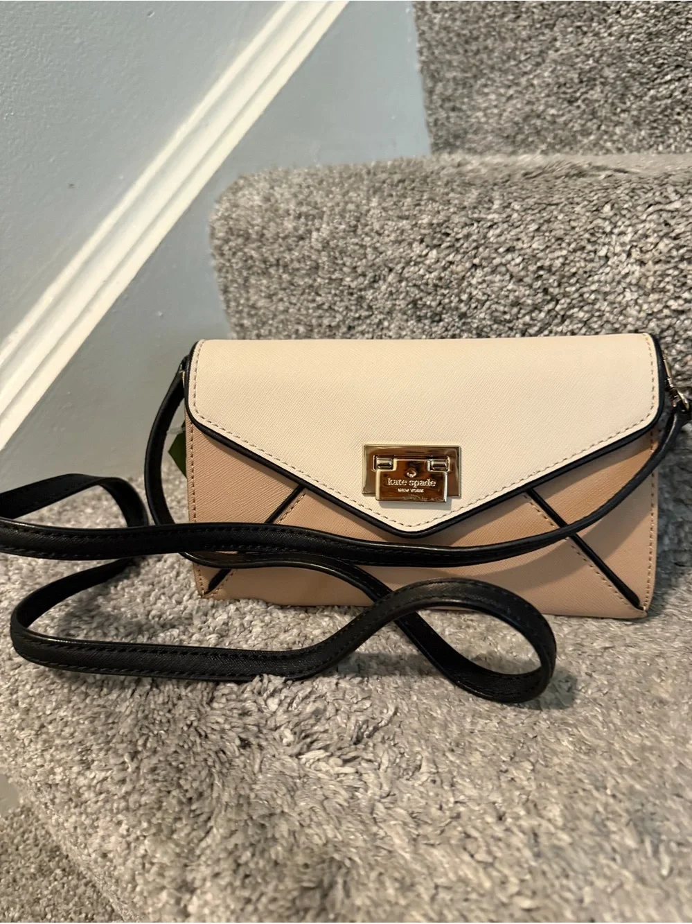 Kate Spade leather envelope crossbody purse